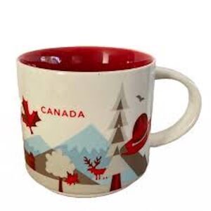 Starbucks CANADA Ceramic Mug "2017 You Are Here Collection" 14 Oz - NEW no Box.